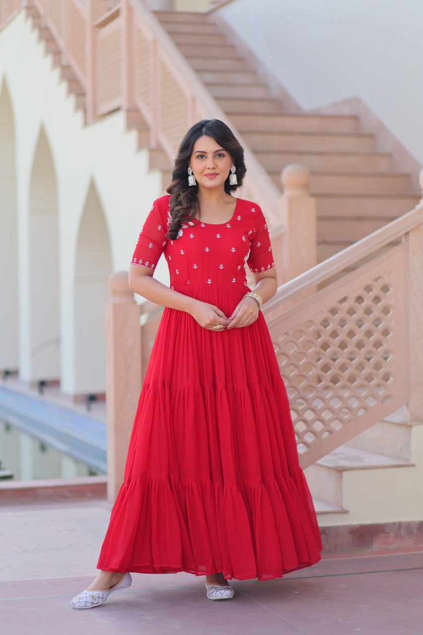 Elegant Readymade Gown - Designer Collection