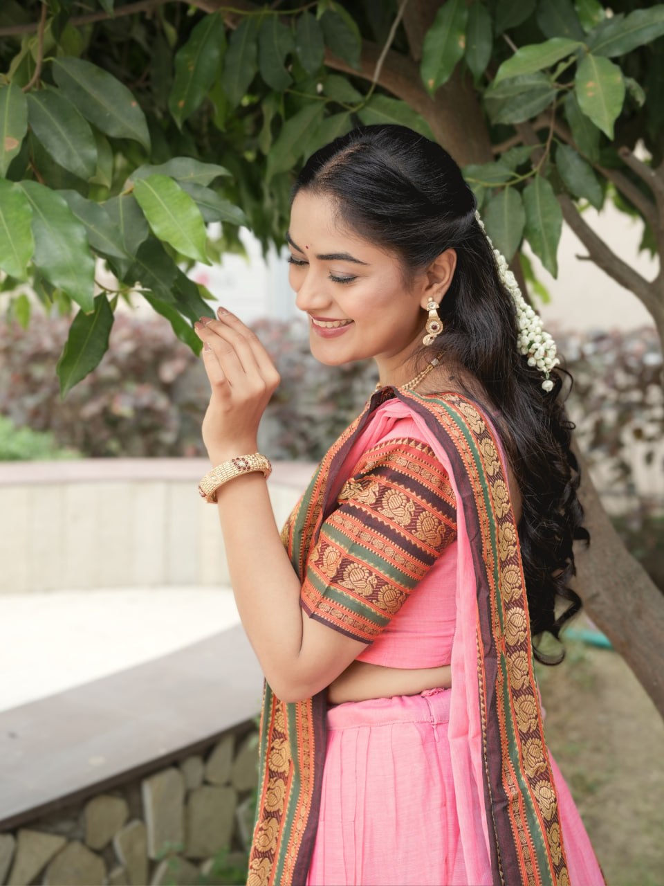 Pure Chanderi Cotton Lehenga Set for Timeless Elegance and Comfort