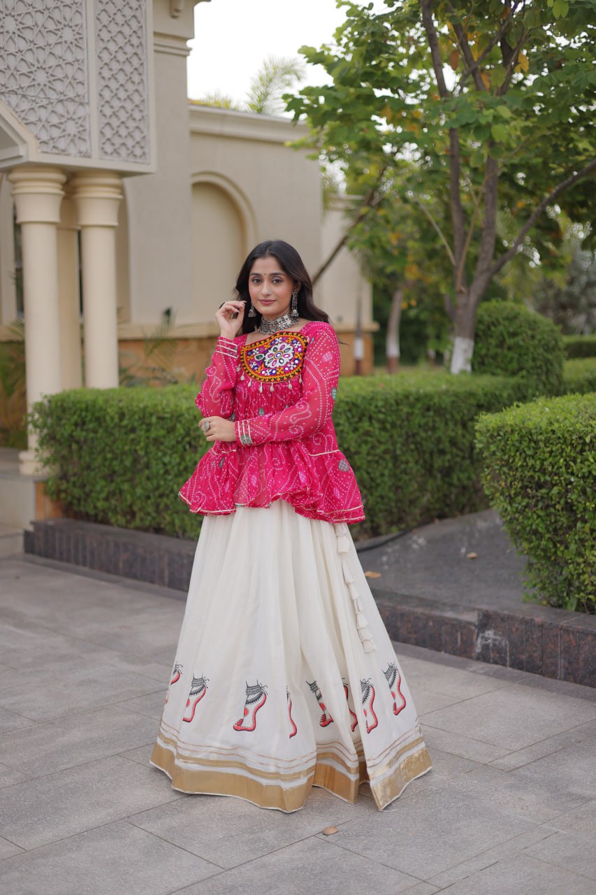 RangBhoomi Navratri Lehenga Choli Collection 2026 - Festive Full-Stitched Set