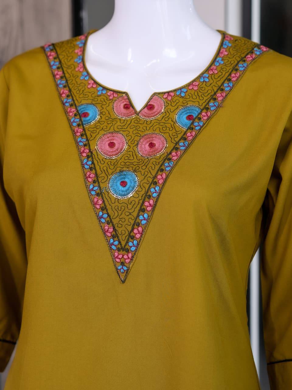 RangBhoomi Premium Reyon Kurti with Plazo Set - Comfortable Daily & Office Wear