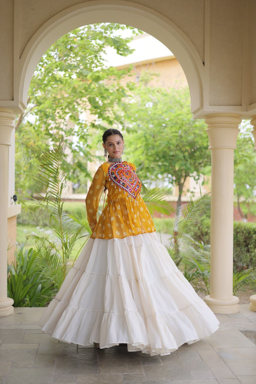 RangBhoomi Navratri Lehenga Choli Collection 2026 – Full-Stitched Festive Set