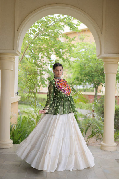 RangBhoomi Navratri Lehenga Choli Collection 2026 – Full-Stitched Festive Set
