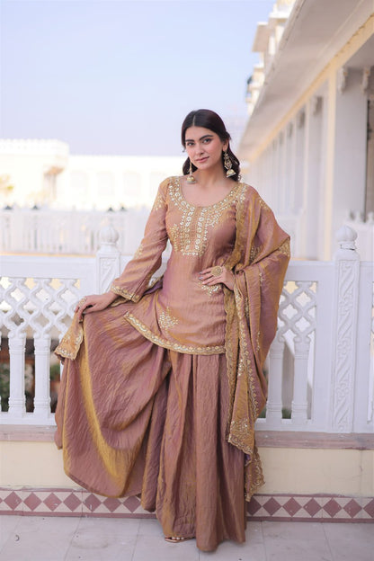 RangBhoomi Premium Designer Ready-to-Wear Top, Sharara, and Dupatta Collection 2026