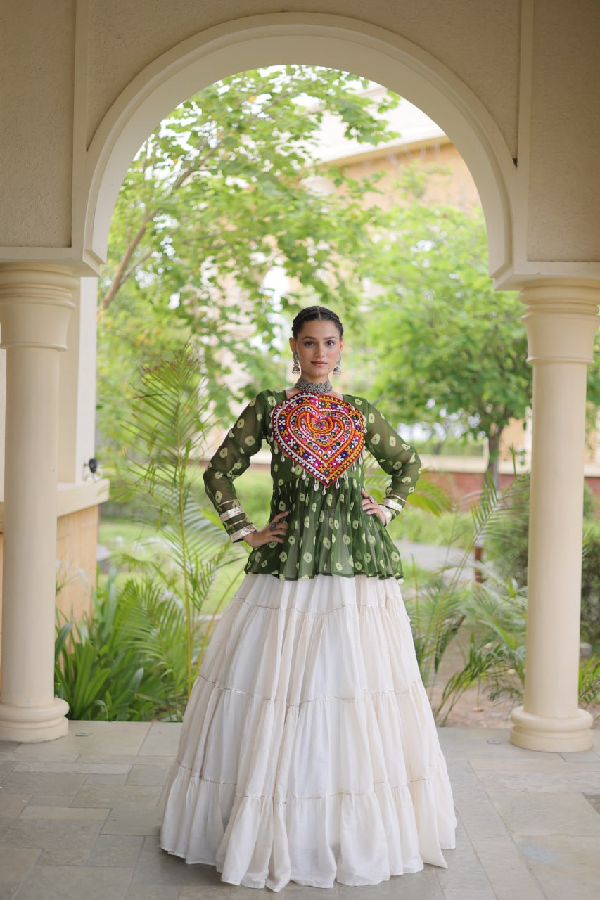 RangBhoomi Navratri Lehenga Choli Collection 2026 – Full-Stitched Festive Set