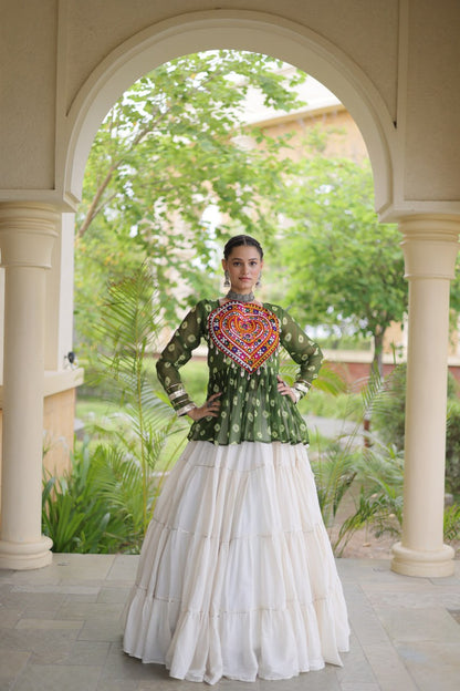 RangBhoomi Navratri Lehenga Choli Collection 2026 – Full-Stitched Festive Set