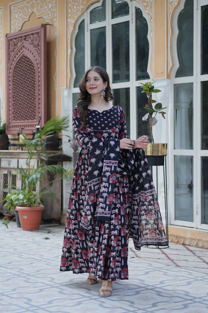 Premium Ready-Made Kurti with Pant & Dupatta Set