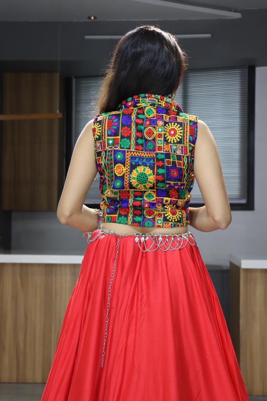 Ethnic Women's Rayon Cotton Lehenga Set – Elegant Traditional Festival Wear
