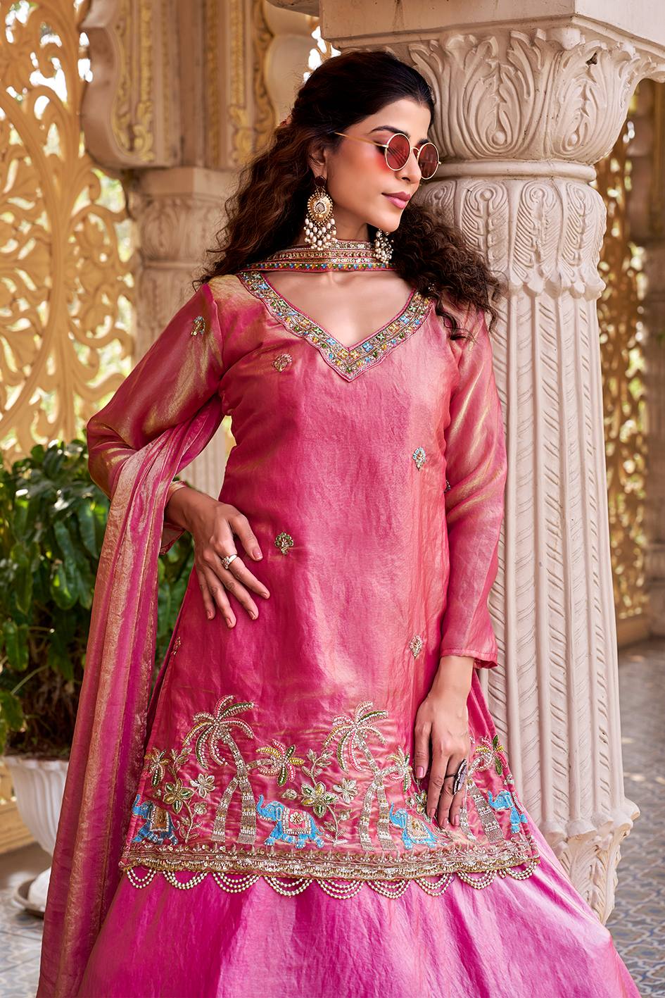 RangBhoomi Exclusive Festival Collection: Elegant Lehenga Choli with Heavy Embroidery