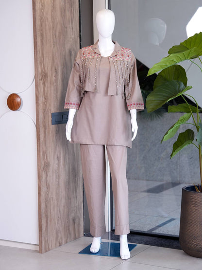 RangBhoomi Designer Co-ord Set — Festival Special Dhabu Cotton Palazzo Set