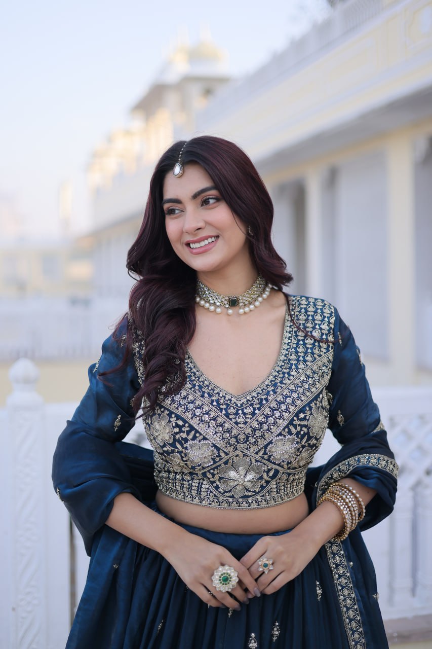 RangBhoomi Premium Readymade Lehenga Choli Collection 2026 - Rama