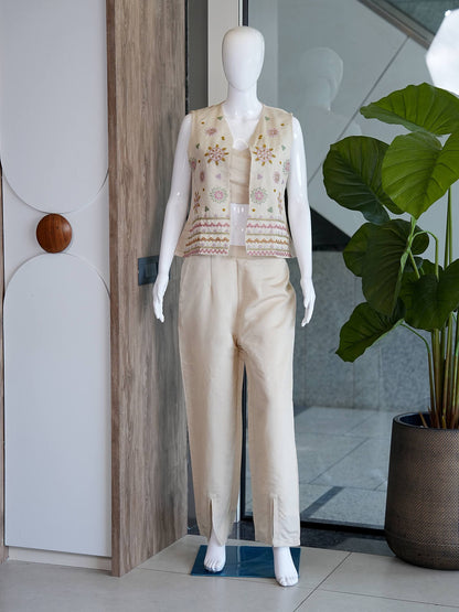RangBhoomi Designer Co-Ord Set — Festival & Party Dhabu Cotton Palazzo