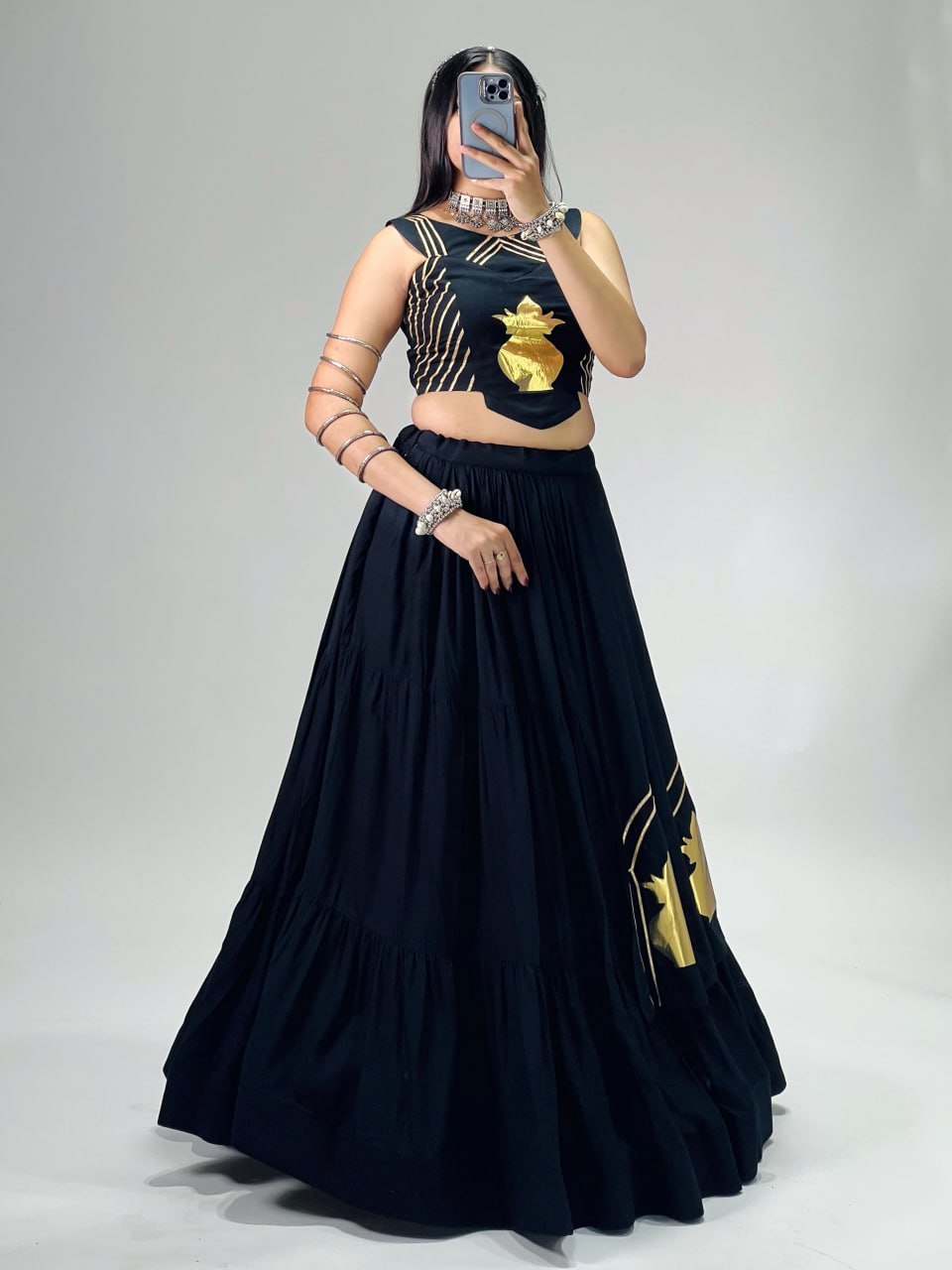 RangBhoomi CHITRA Ethnic Cotton Lehenga Set — Navratri Collection