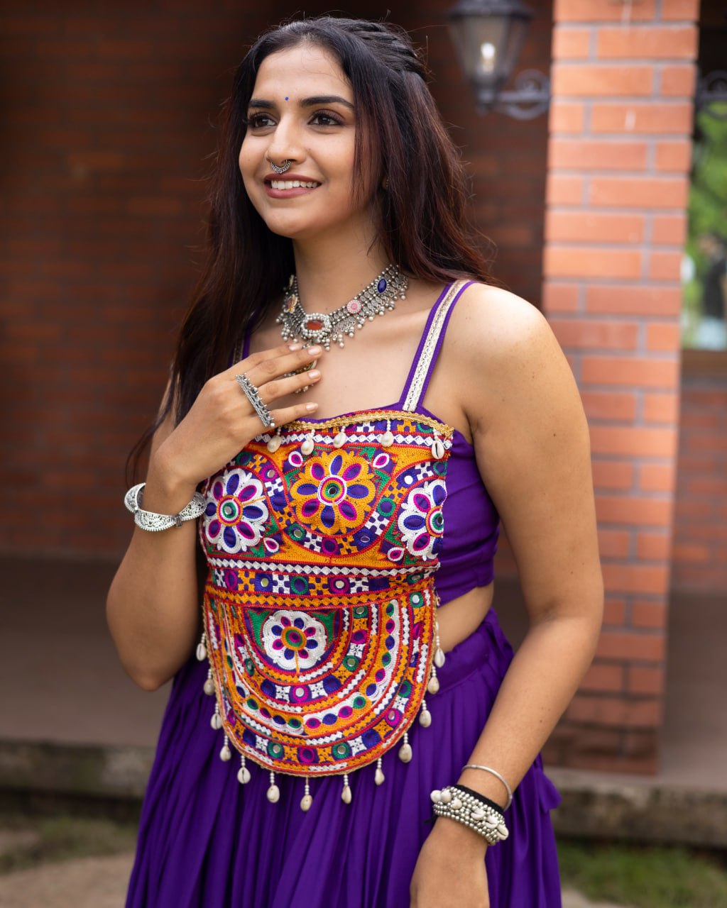 Elegant Ethnic Women's Lehenga Set with Intricately Designed Fancy Top for Festive Celebrations