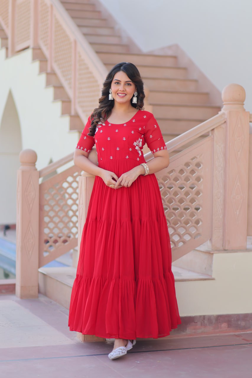 Elegant Readymade Gown - Designer Collection