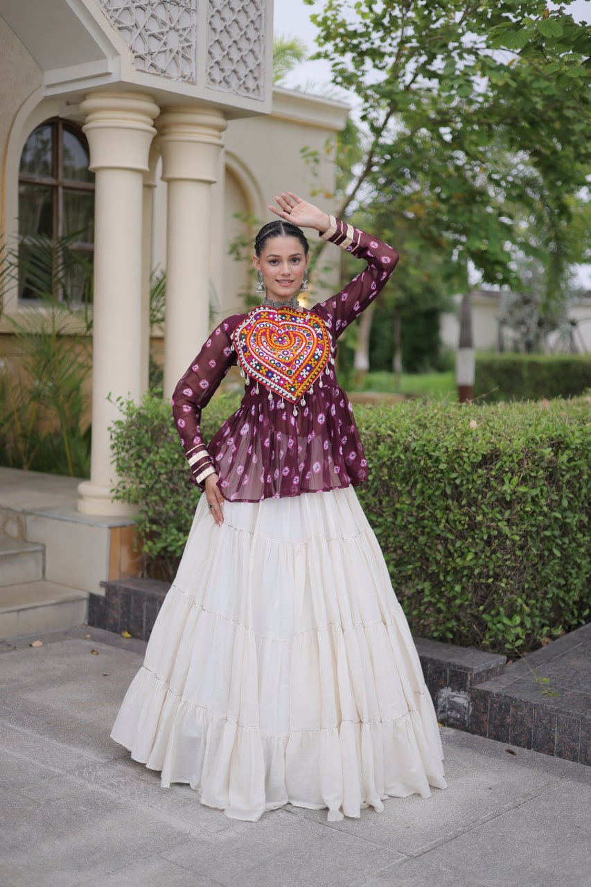 RangBhoomi Navratri Lehenga Choli Collection 2026 – Full-Stitched Festive Set