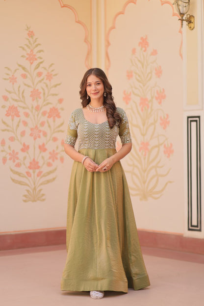 Beaded Radiance Gown