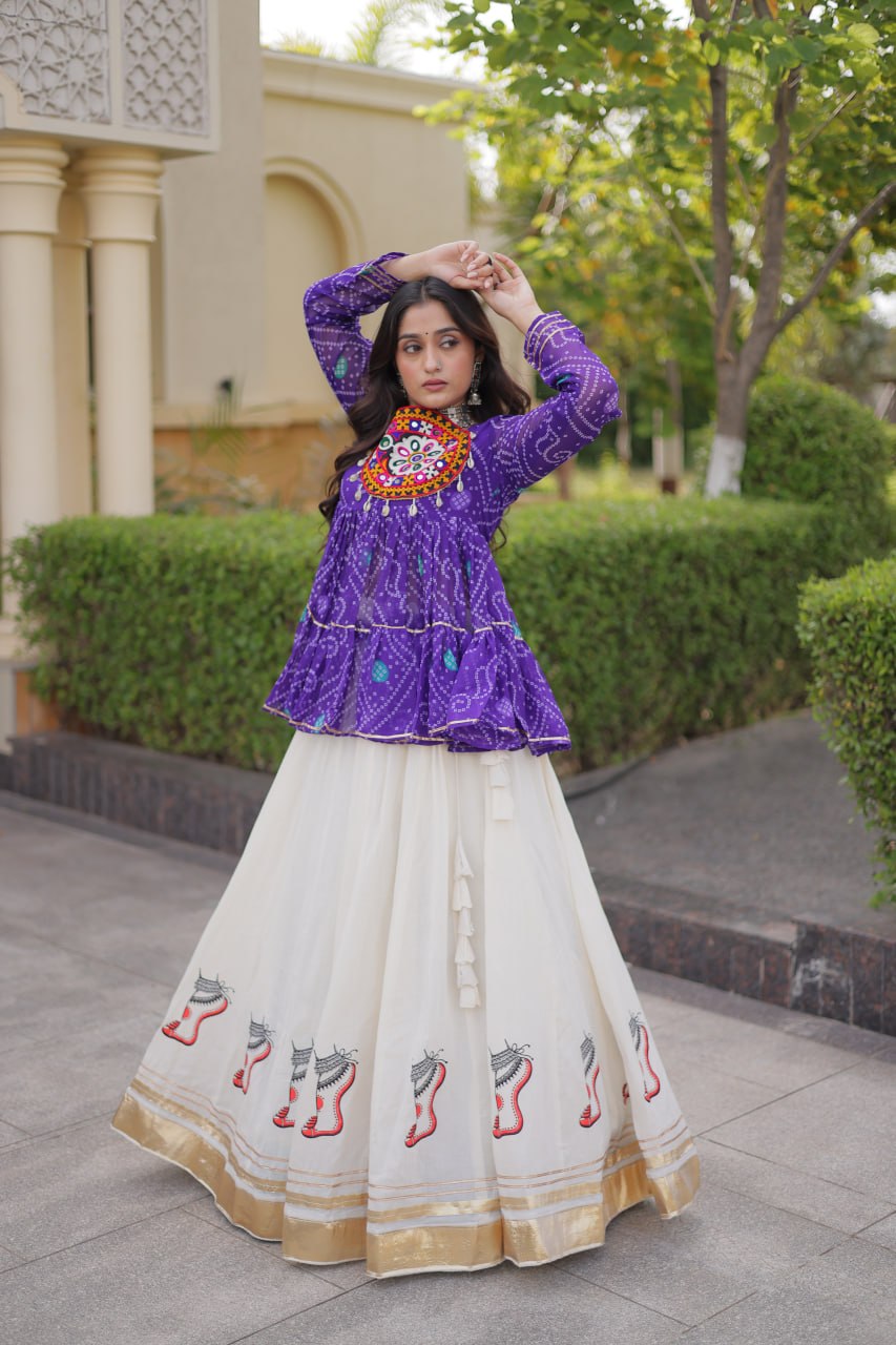 RangBhoomi Navratri Lehenga Choli Collection 2026 - Festive Full-Stitched Set