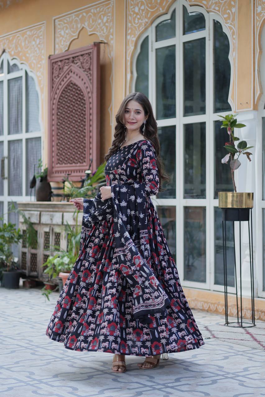 Premium Ready-Made Kurti with Pant & Dupatta Set