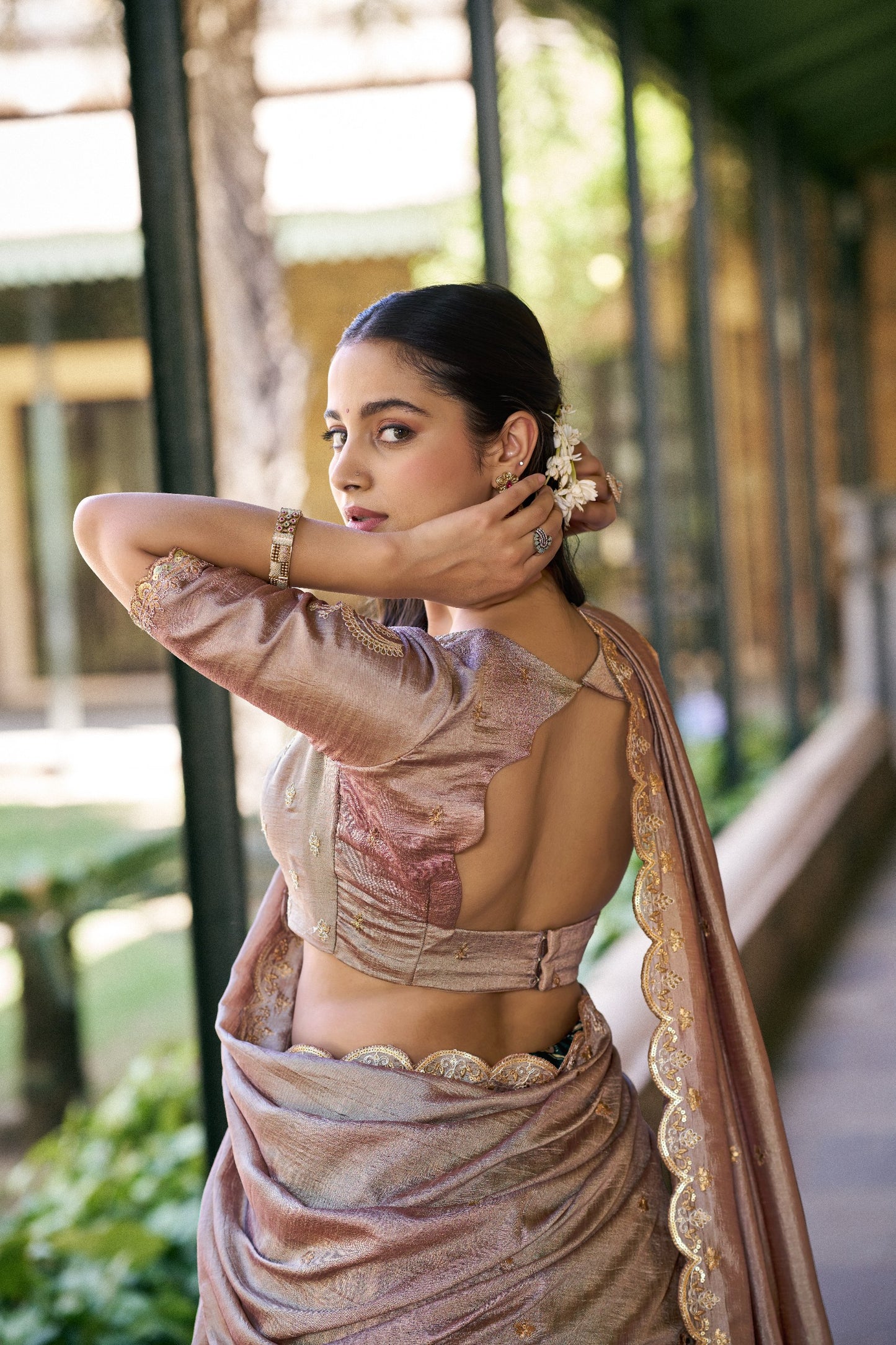 Elegant Kalamkari Silk Lehenga Set with Embroidered Dupatta for Festive and Traditional Occasions