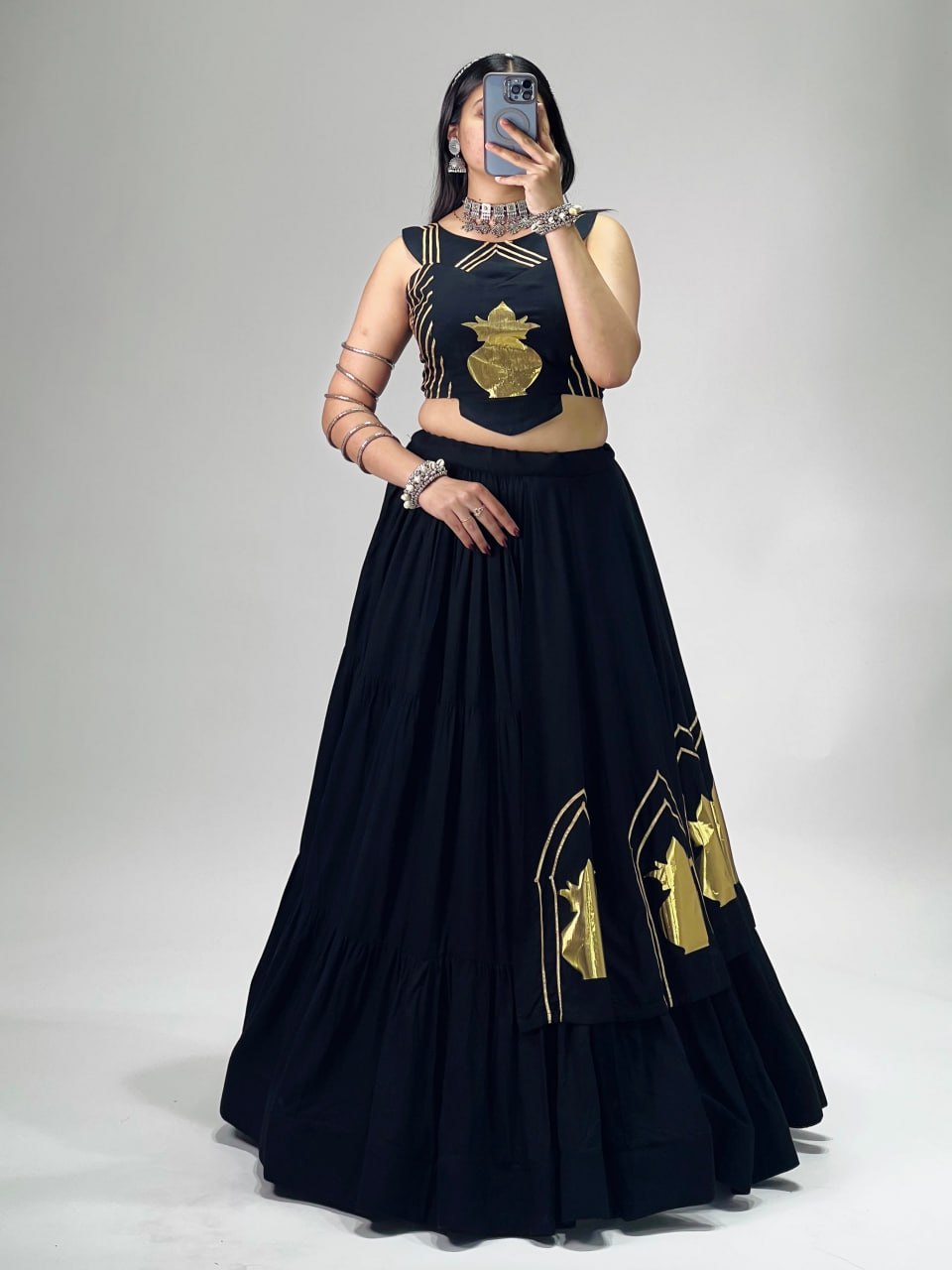 RangBhoomi CHITRA Ethnic Cotton Lehenga Set — Navratri Collection