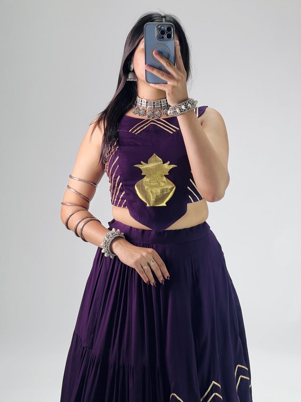 RangBhoomi CHITRA Ethnic Cotton Lehenga Set — Navratri Collection