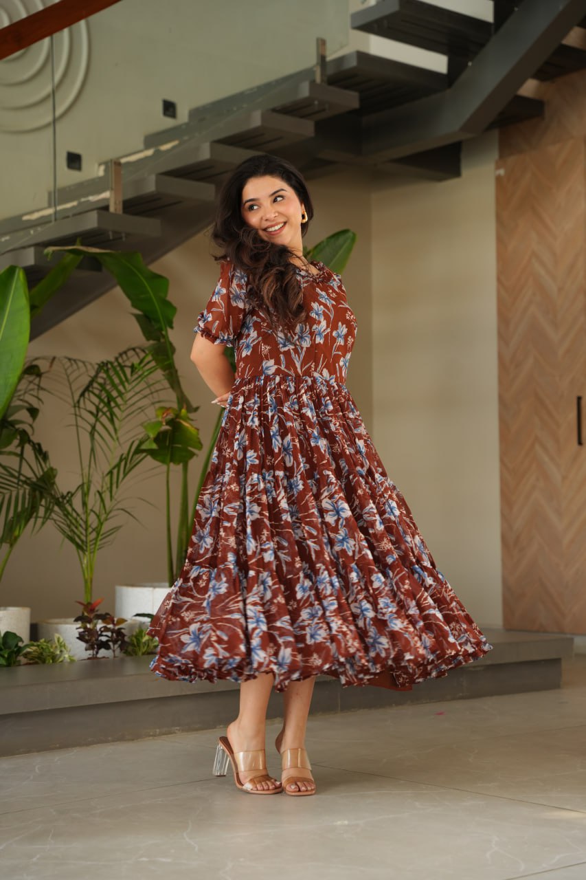 Graceful Bloom Gown