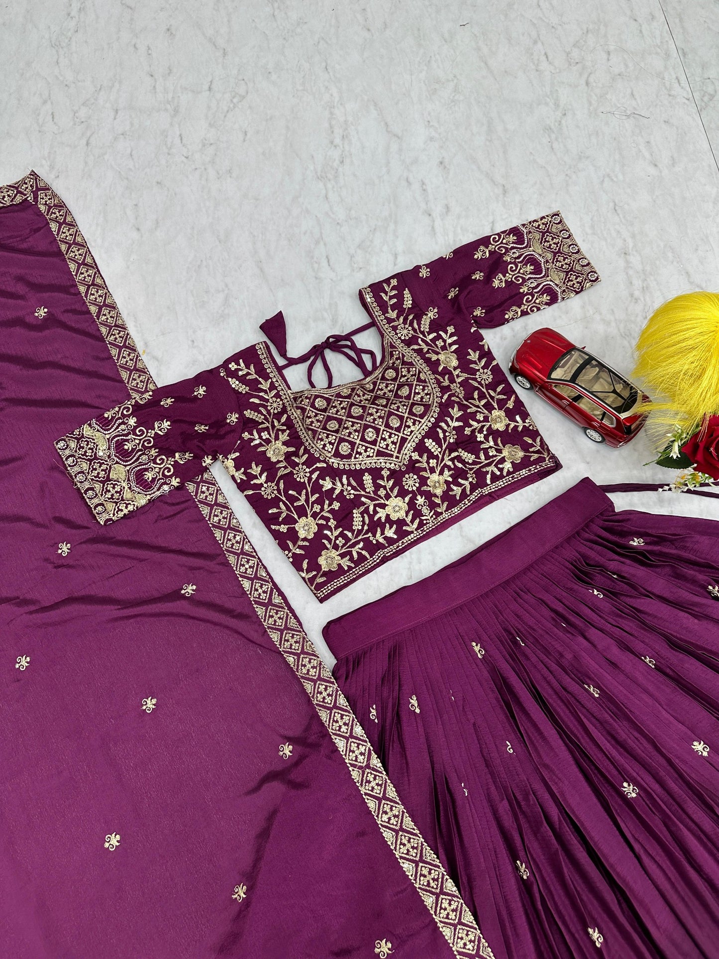 RangBhoomi New Festival Lehenga Choli with Heavy Embroidery and Sequence Work