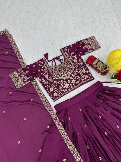 RangBhoomi New Festival Lehenga Choli with Heavy Embroidery and Sequence Work