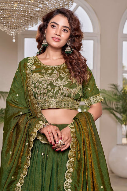 RangBhoomi Exclusive Wedding Collection Elegant Embroidered Lehenga Choli Set
