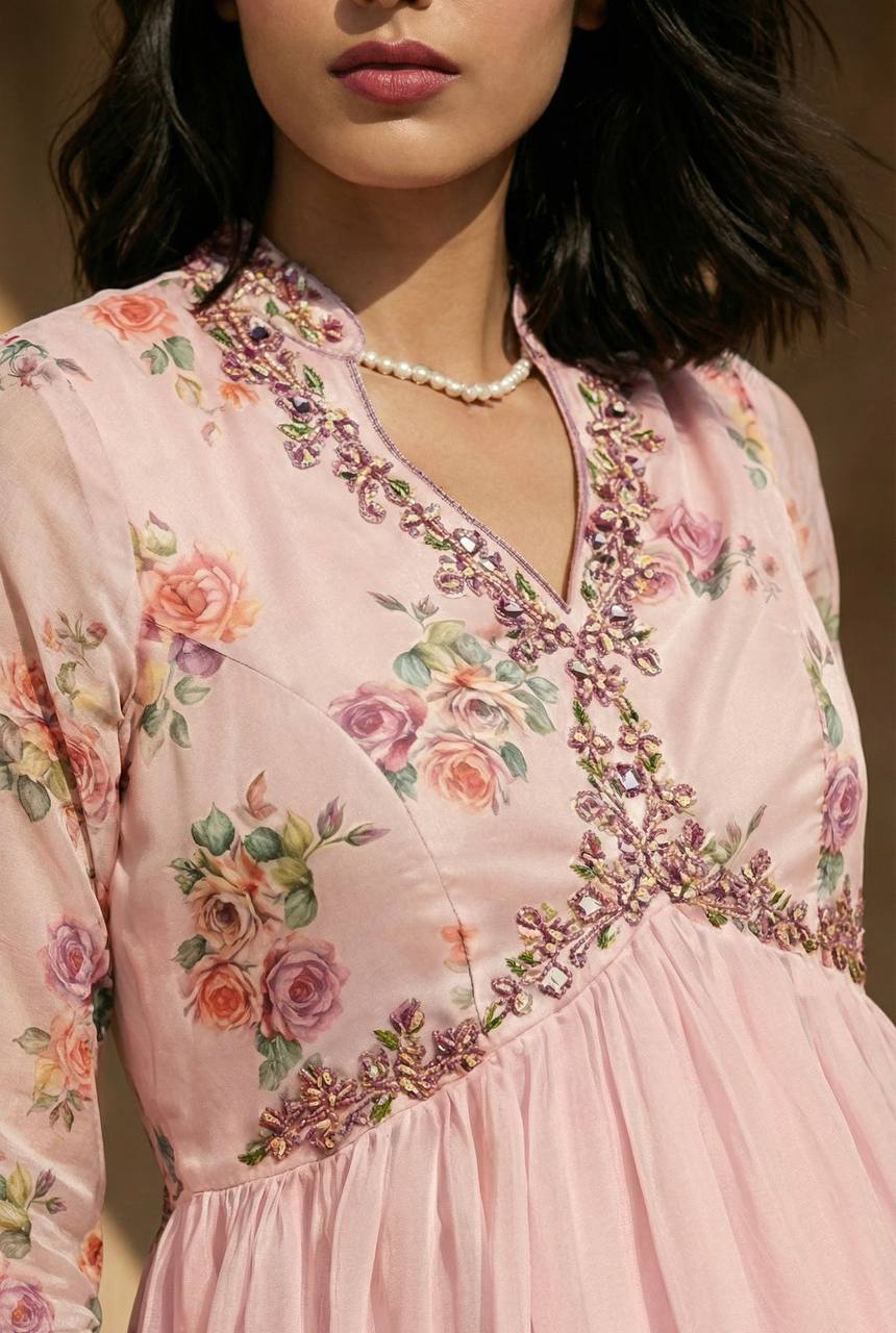 Elegant Heavy Gown for Special Occasions