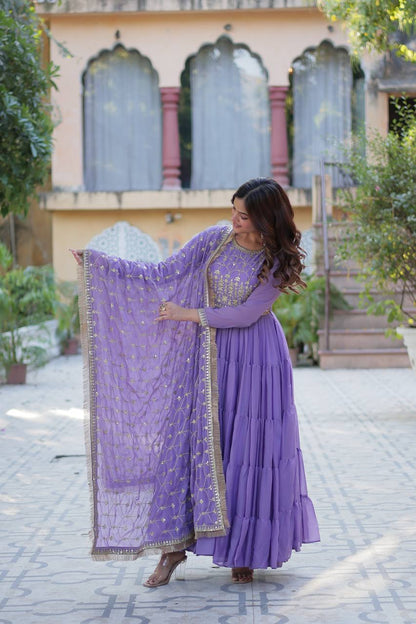 Full Flair Gown: Indian Wedding & Party Wear