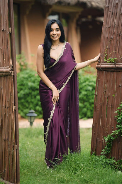 Elegant Ready To Wear Saree - Rangoli Silk