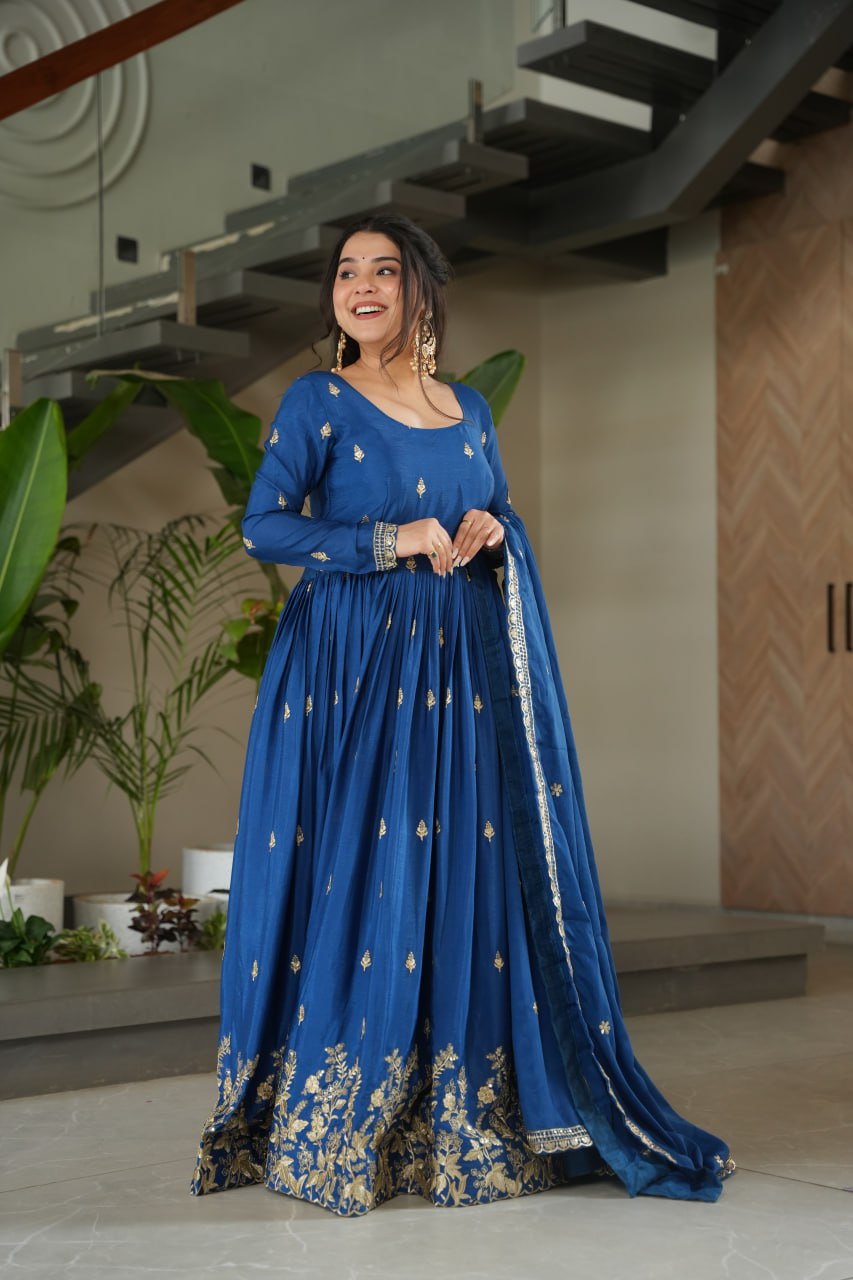 Premium Designer Gown - Exquisite Readymade Collection