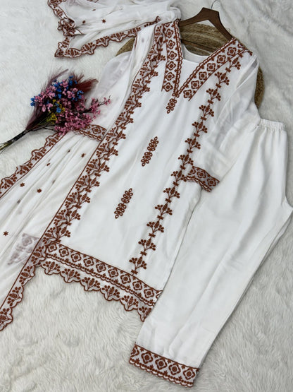 RangBhoomi Premium Ready-to-Wear Top, Bottom, and Dupatta Collection 2026 – Elegant 3-Piece Set