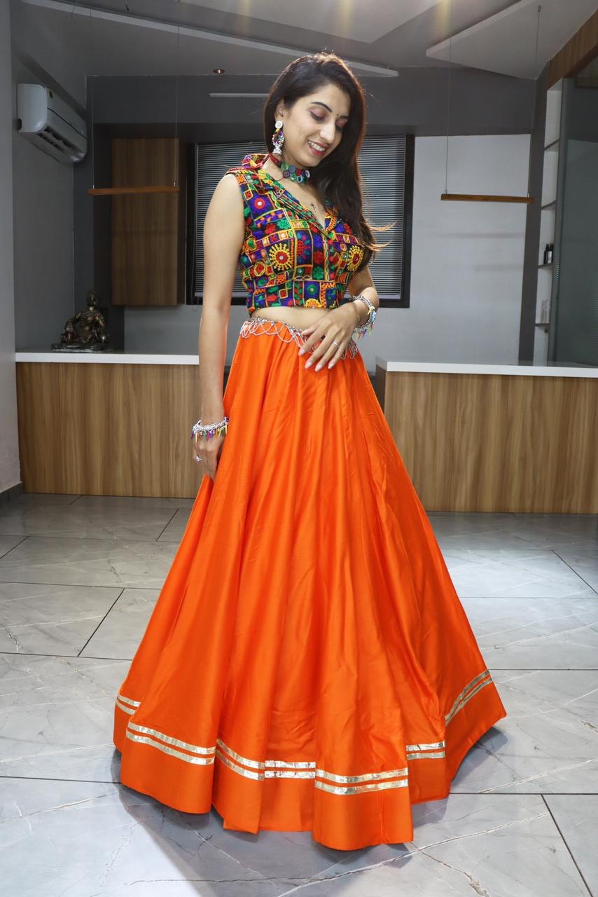 Ethnic Women's Rayon Cotton Lehenga Set – Elegant Traditional Festival Wear