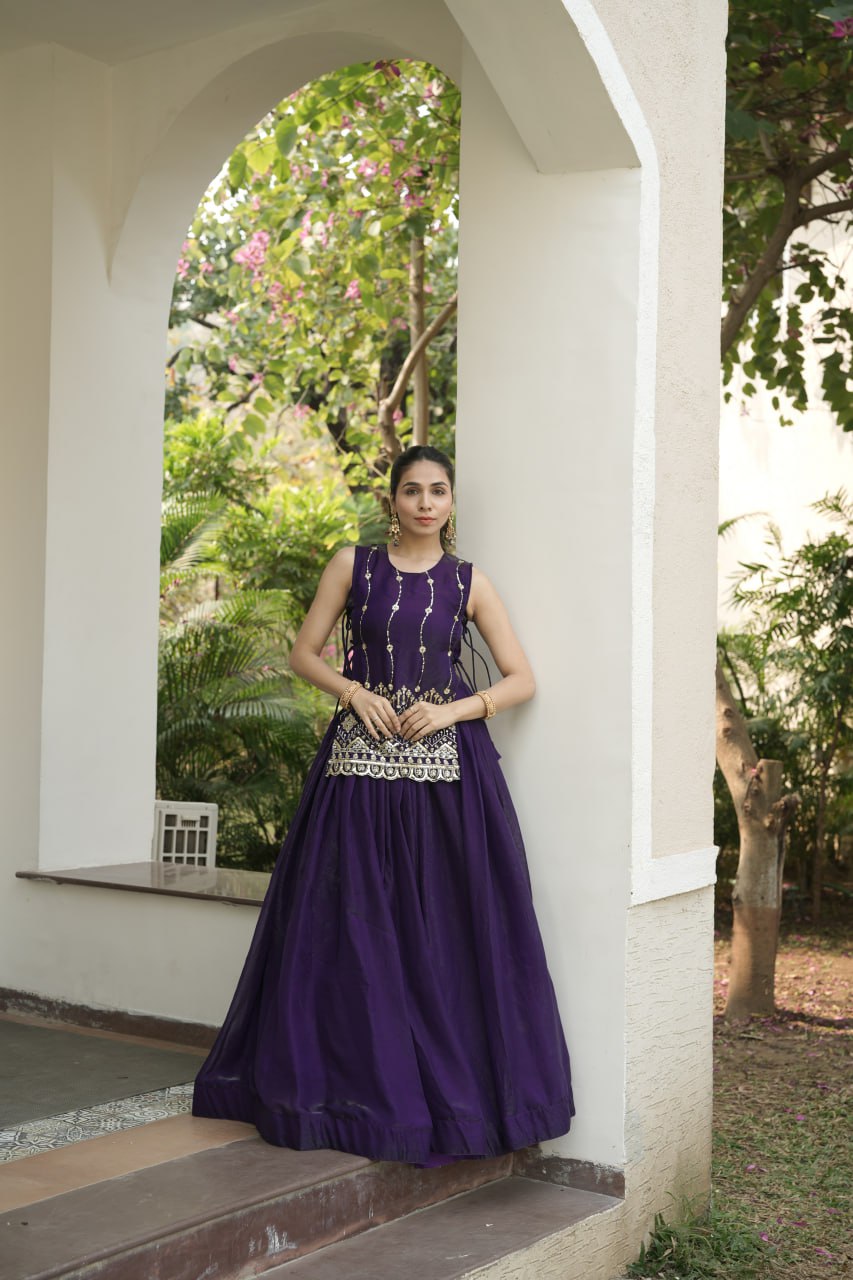 Premium Beads Embroidered Jacket-Lehenga Sets ✨