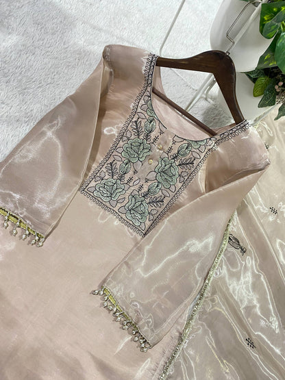 Elegant Designer Embroidered Cut-Work Suit for Unforgettable Wedding Moments
