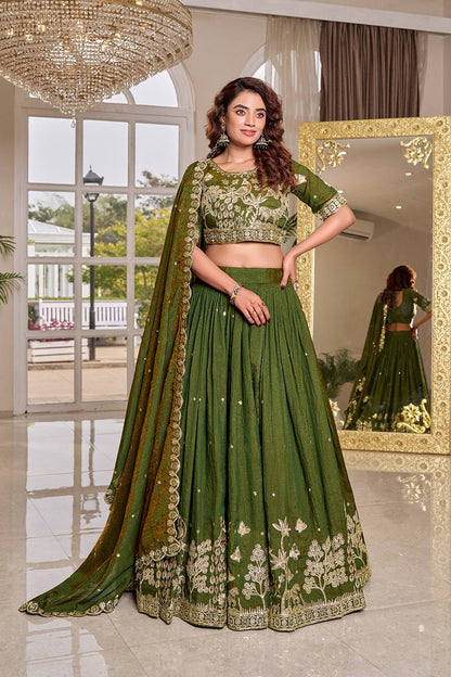 RangBhoomi Exclusive Wedding Collection Elegant Embroidered Lehenga Choli Set