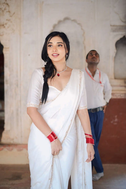 Elegant Ready To Wear Saree - Rangoli Silk