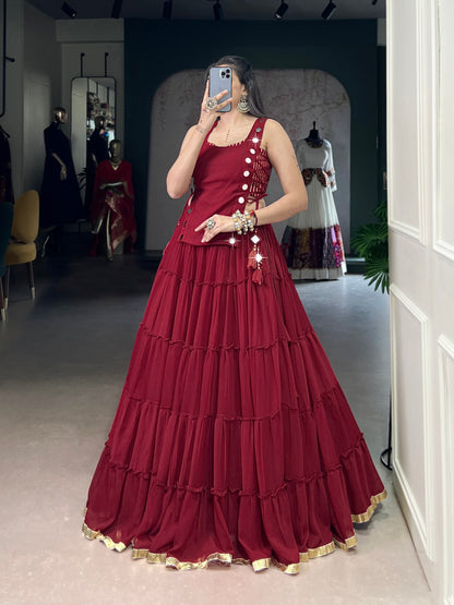 RangBhoomi Navratri 2026 Elegant Feather-Light Lehenga Set