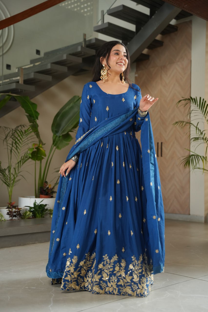 Premium Designer Gown - Exquisite Readymade Collection