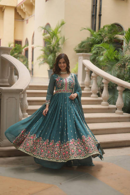 Designer Readymade Top Sahara Duppata Suit