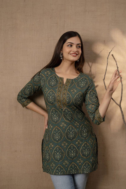 Blush - Office Wear Pure Cotton Kurti