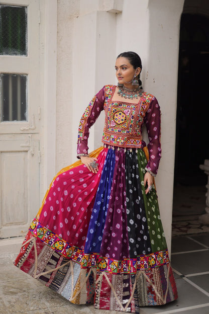RangBhoomi Navratri Lehenga Choli - Georgette Printed Festive Set