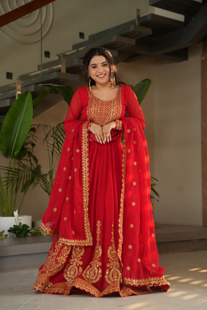 Elegant Designer Gown for Indian Celebrations