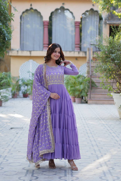 Full Flair Gown: Indian Wedding & Party Wear