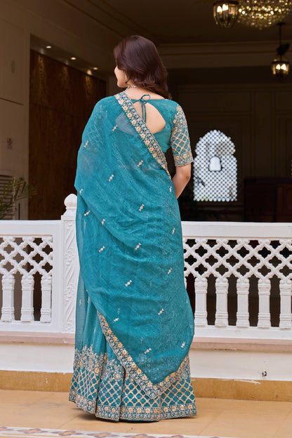 RangBhoomi Real Modeling Wedding Lehenga Choli with Heavy Embroidery and Pure Crunchy Fabric