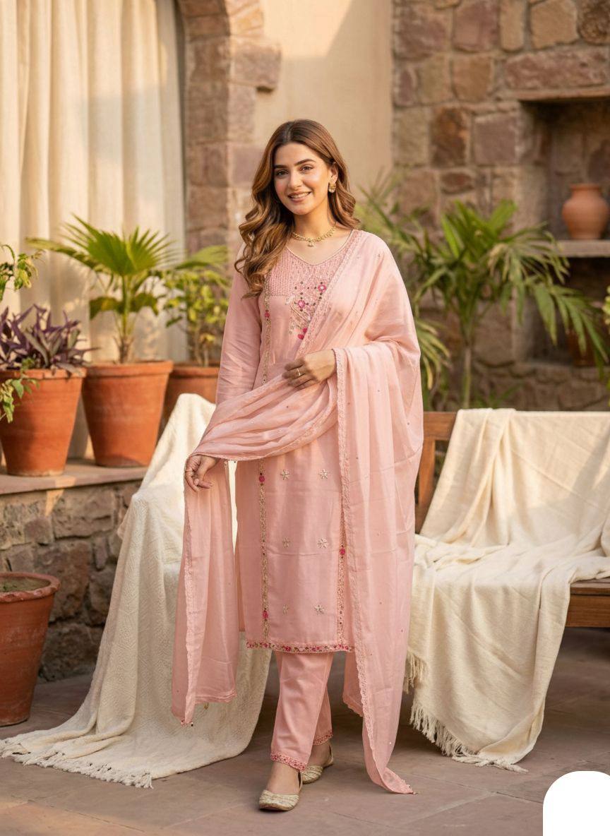 Pure Roman Silk Suit