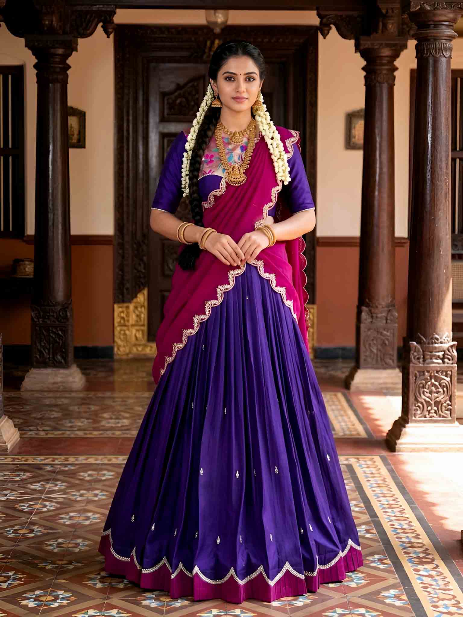 Elegant Embroidered Naysha Lehenga Choli with Sequins and Lace Accents for Festive and Wedding Occasions