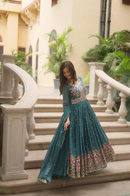 Designer Readymade Top Sahara Duppata Suit